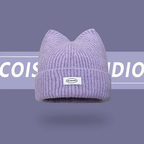 Cute Beanies - Warm Women's Winter Knitted Hat - true deals club