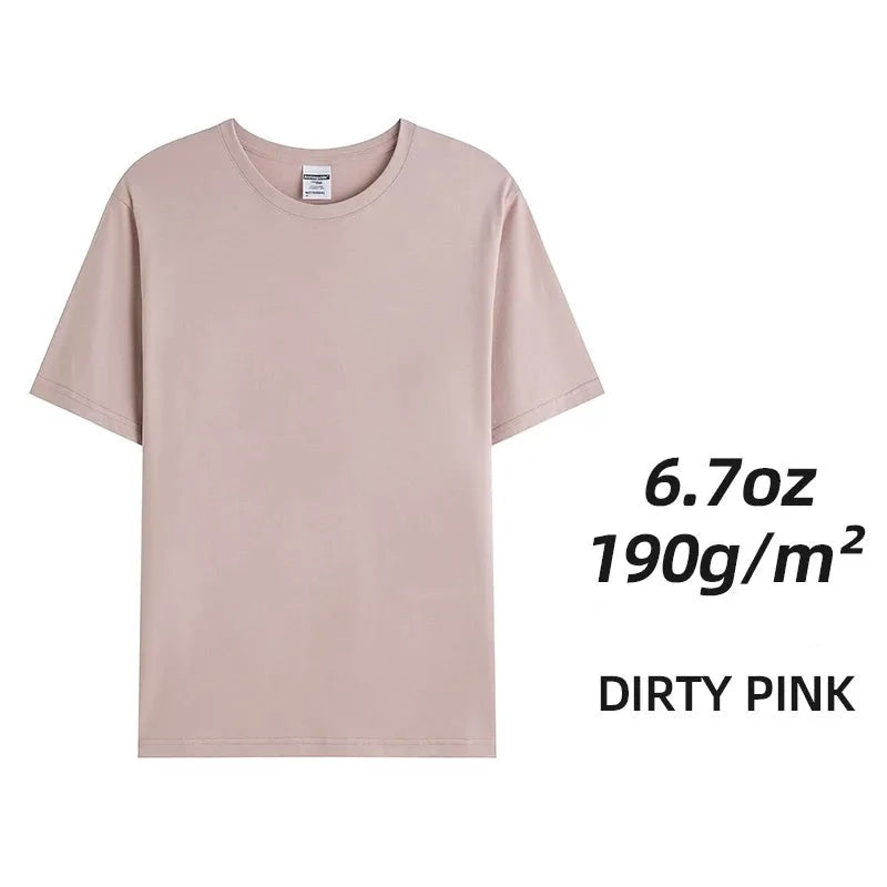 Unisex Combed Cotton T-Shirts - Solid Tops - True-Deals-Club