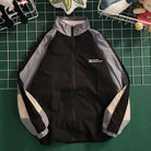 Embroidered Racing Jacket Men Patchwork Loose - True-Deals-Club