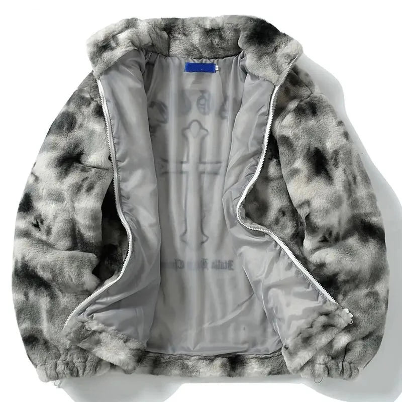 Cotton Fur Fluffy Winter Fleece Coat - true-deals-club
