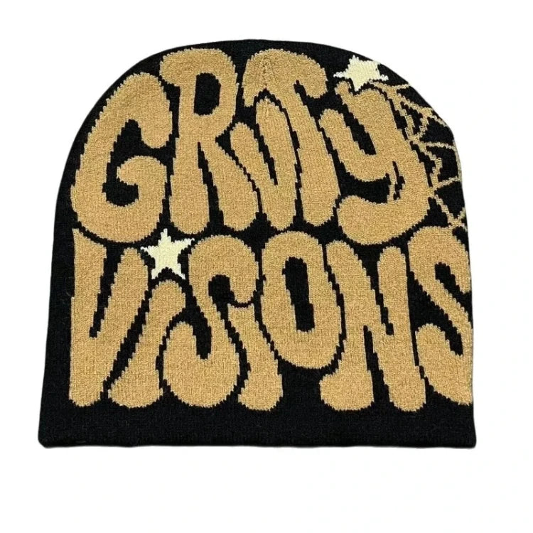 Gruty Visions Knitted Beanie - true-deals-club