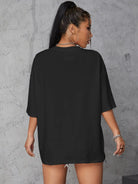 womens oversized graphic tee - true-deals-club