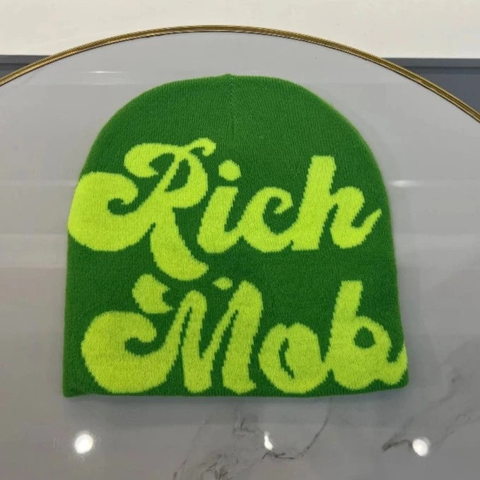 Rich Mob Knitted Beanie Hat Unisex - true-deals-club