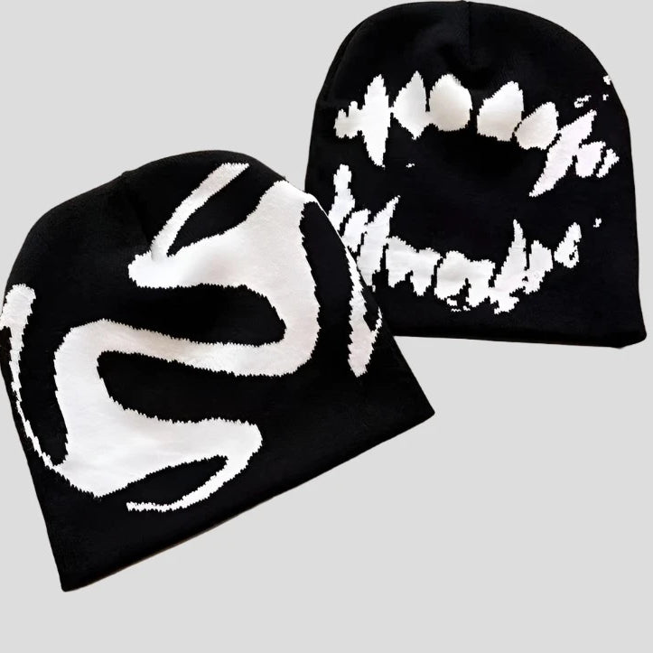 goth beanie hat - true-deals-club