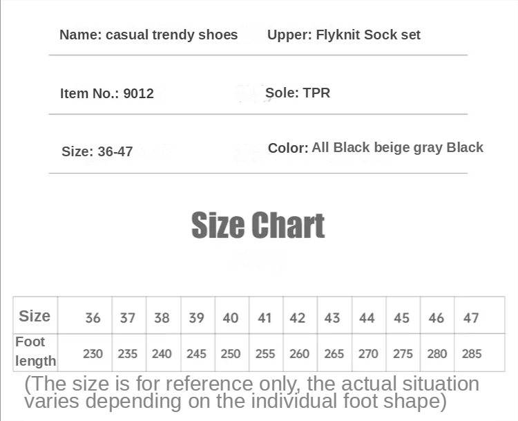 Tide Men's Knit Socks Shoes - True-Deals-Club