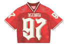 Y2K T-Shirt American Streetwear Women's Football Jersey - true deals club