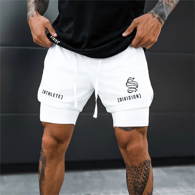 2-in-1 Running and Gym Quick Dry Shorts for Men - true-deals-club