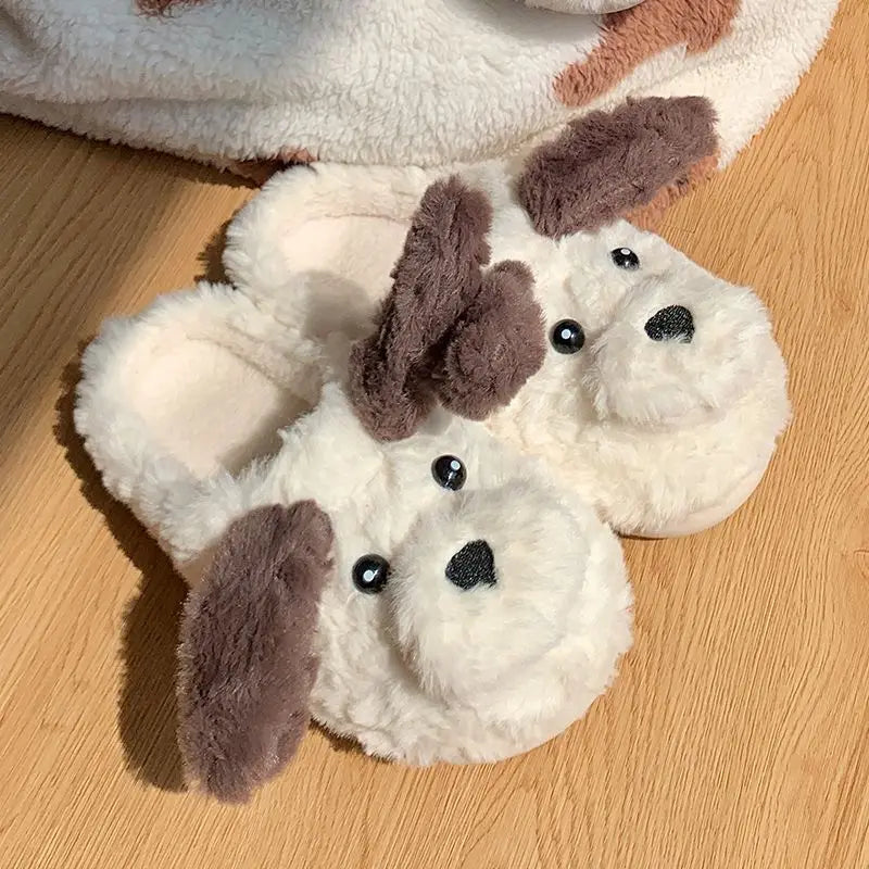 Fluffy Animals Memory Foam Fuzzy Slippers for Women - true-deals-club