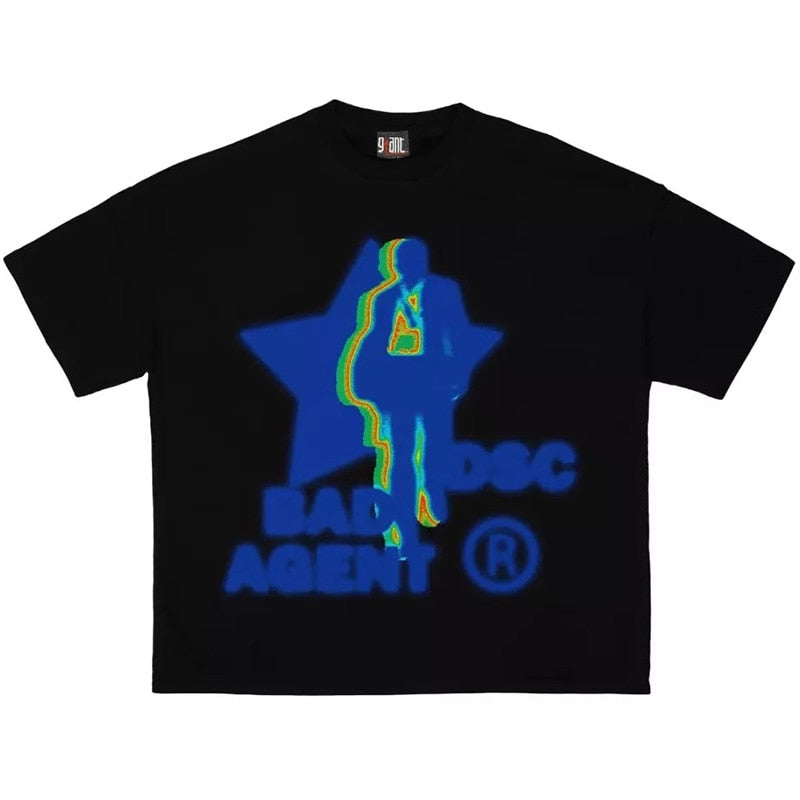 Bad Agent Streetwear Graphic T-shirts for Men - true-deals-club