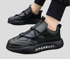 Patchwork Leather Height Increased Platform, Chunky Sneakers for Men - true-deals-club