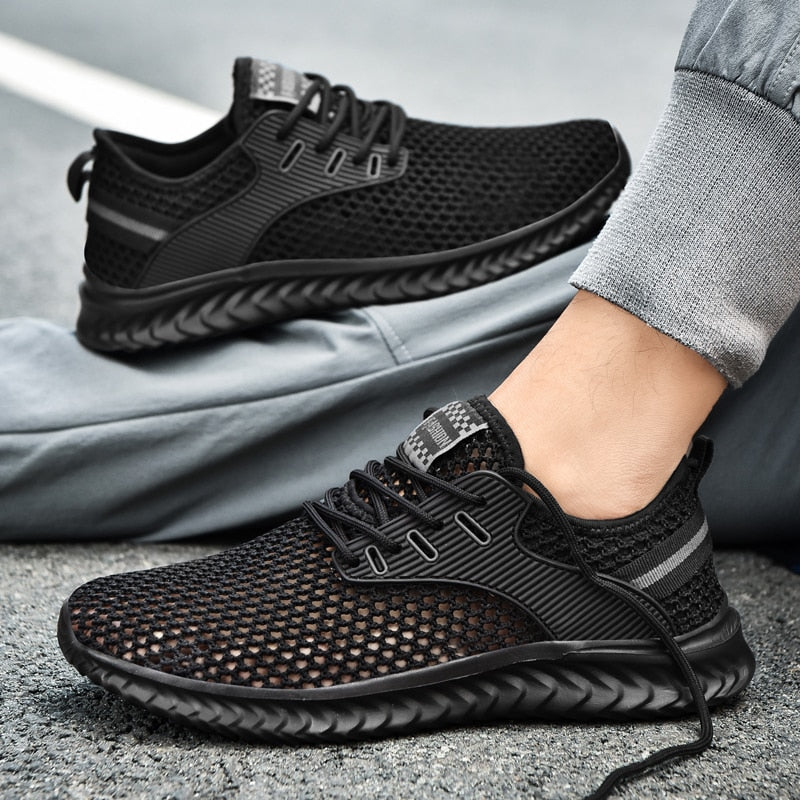 Men's Mesh Breathable Summer Sneakers - True-Deals-Club