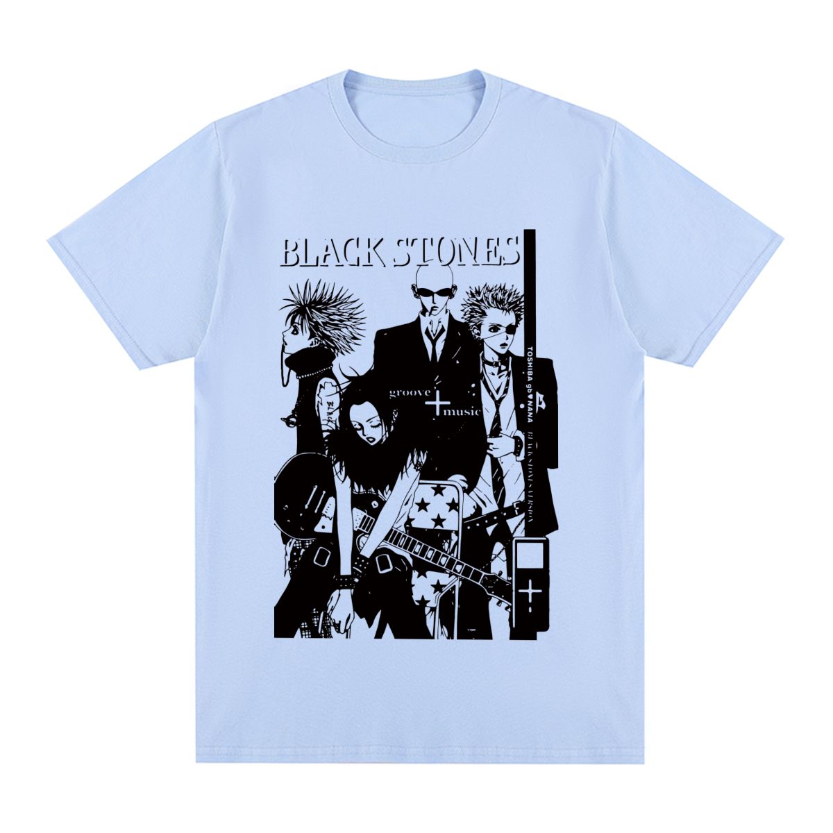 Unisex Black Stones NANA Osaki T Shirts - true-deals-club