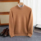 Sweater for Men | Men's 100% Wool Pullover Half-high Collar Sweater - true deals club