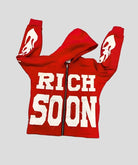 Rich Soon Hoodie - Retro Zipper Unisex Sweatshirt - true-deals-club