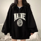 Thin Pullover Marines Hoodie for Women - true-deals-club