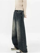 High Waist Wide Leg Denim Trousers for Women - true-deals-club