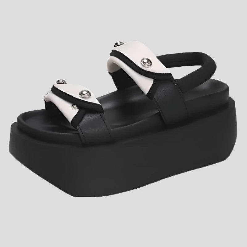 chunky block heels gladiator sandals for women - true-deals-club