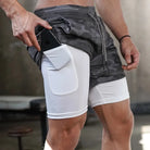 2-in-1 Running & Gym Shorts for Men: Quick-Dry Fitness Workout - true-deals-club