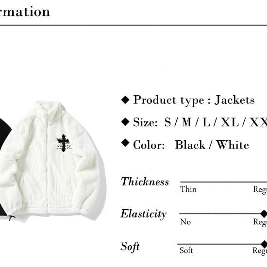 Unisex Fur Zip-up Streetwear Jacket - true-deals-club