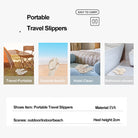 Women's Folding Travel Slides for On-The-Go Comfort - True-Deals-Club