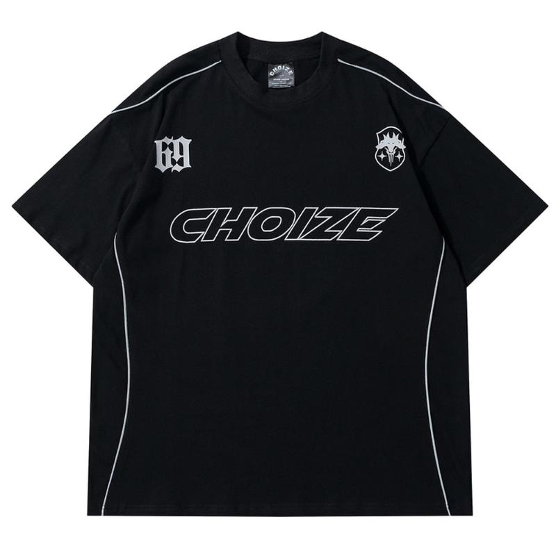 Black T shirt - Short Sleeve Choize Cotton T-Shirts for Men - true-deals-club