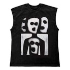 Gangsta T Shirt - Washed Tank Top for Men - true-deals-club