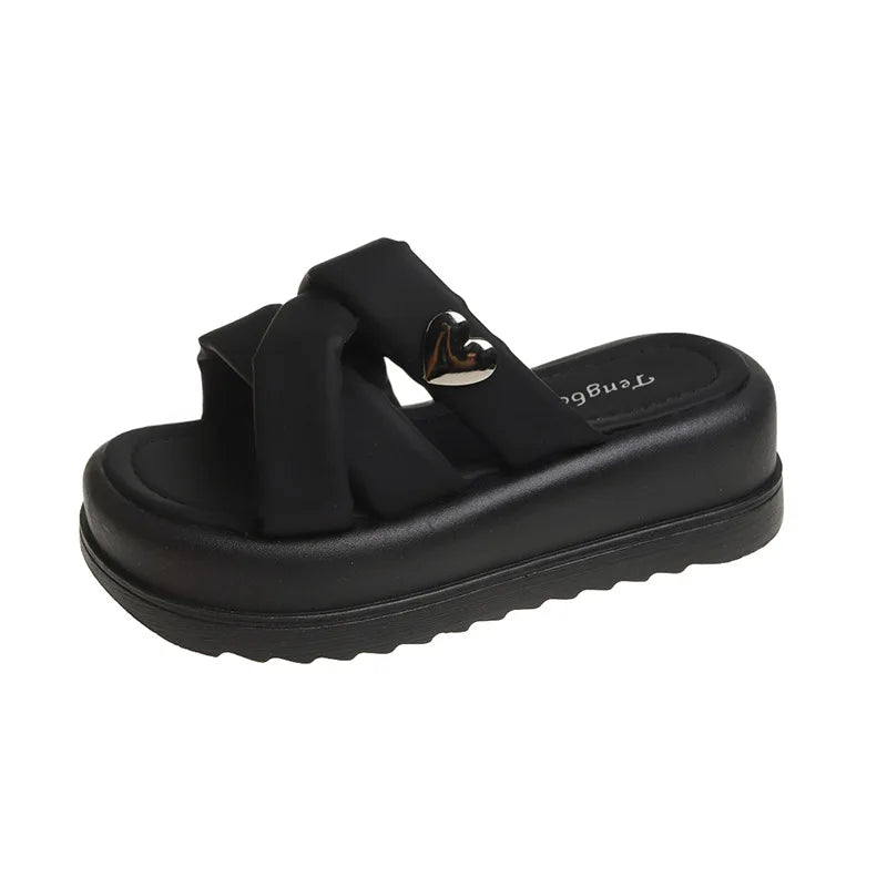 Gladiator Sandals Platform 7cm Anti Slip for Women - true-deals-club
