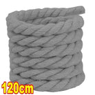 Dynamic Duo: 2PCS Thick Cotton Line Weaving Twisted Rope Shoelaces (120-160CM) - true-deals-club