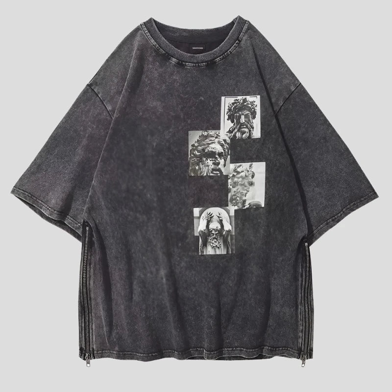 -Shirt - Casual Cotton Goth Style - true-deals-club