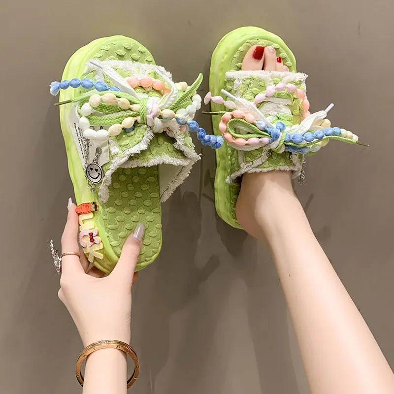 Women's Pastel Street-Style Sandals - true-deals-club