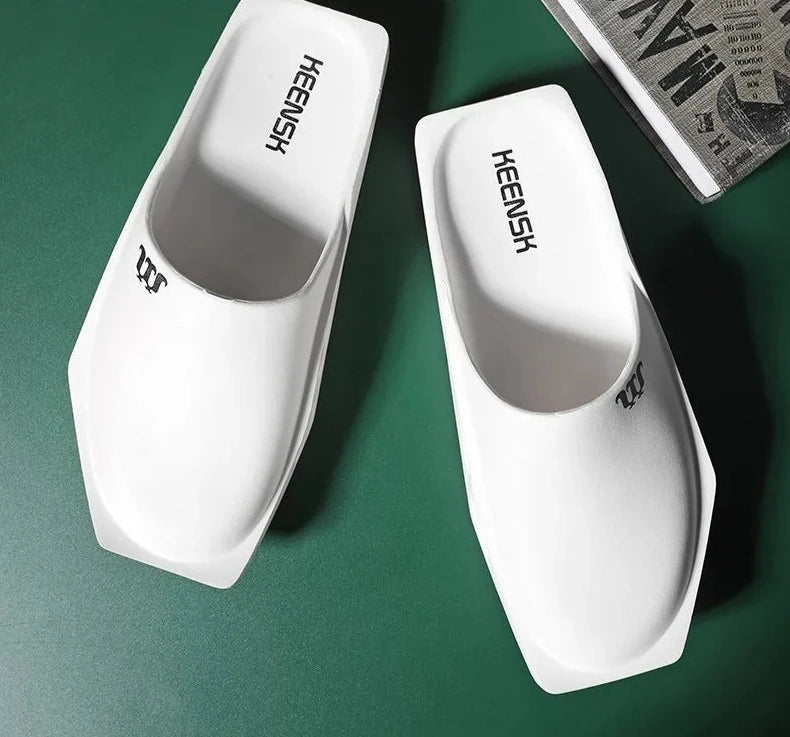 Summer Minimalist Solid Trend Slides - true-deals-club