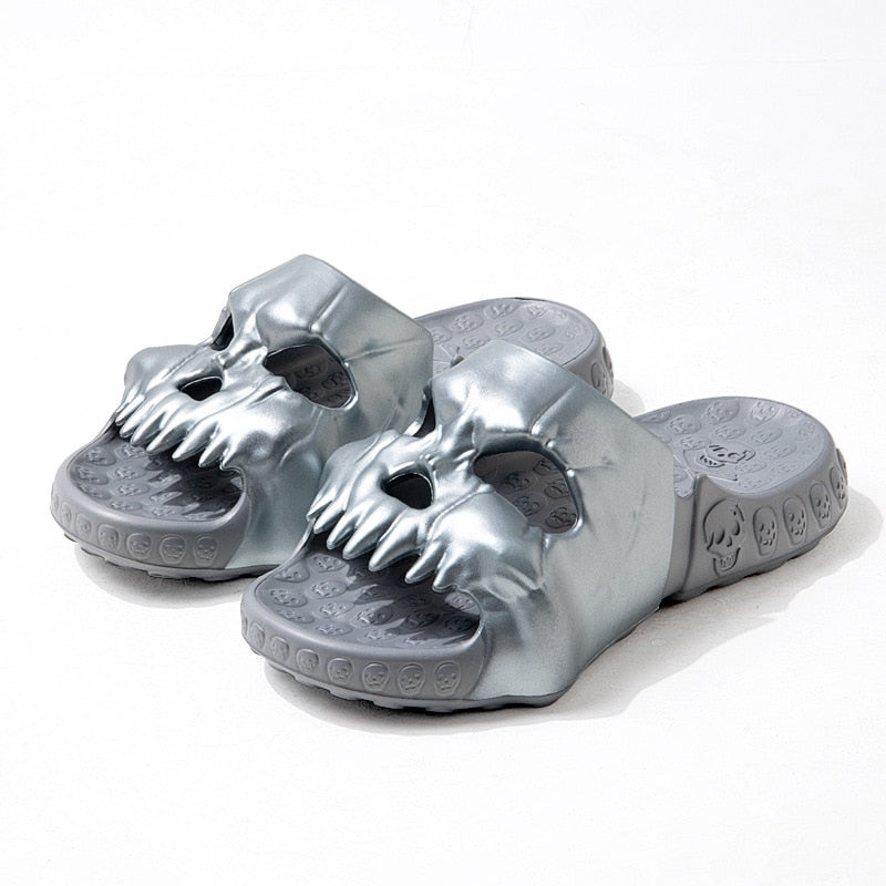Unisex Skull Design Slides - True-Deals-Club