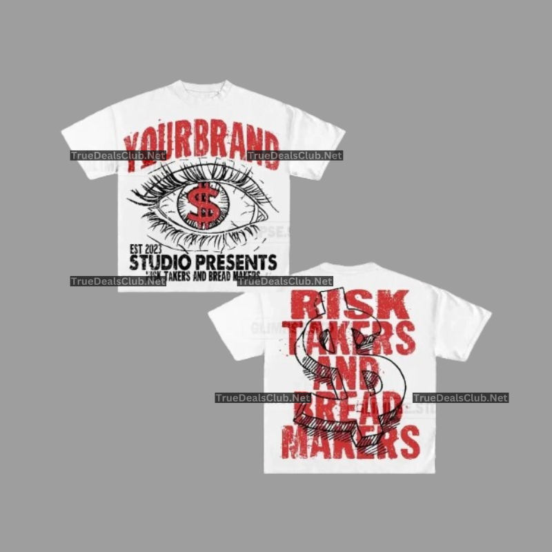 Risk Takers and Bread Makers Unisex Cotton Graphic Tees - Y2K Style - true-deals-club