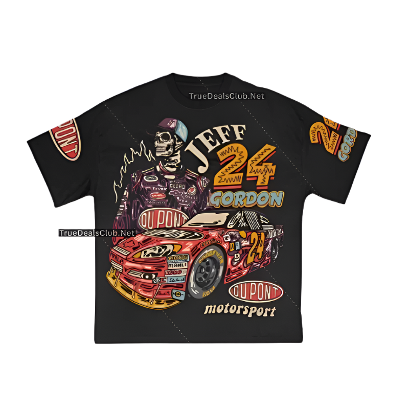 Jeff Gordon 24 Graphic Print T-Shirts - true-deals-club