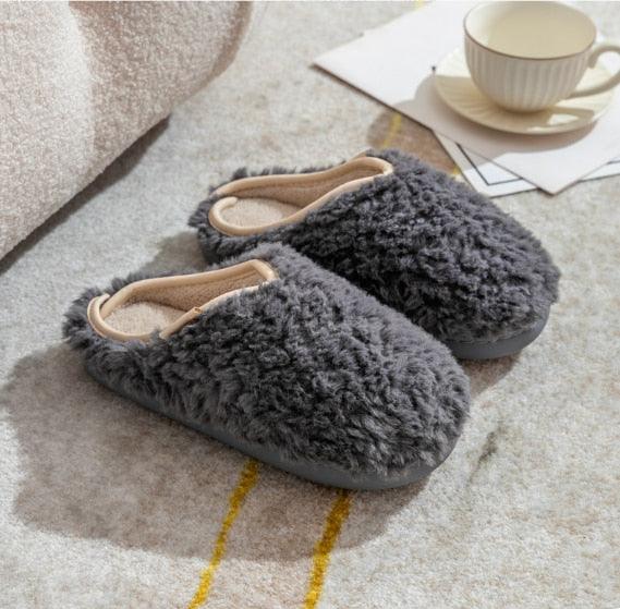 Unisex Warm Cotton Slippers - True-Deals-Club