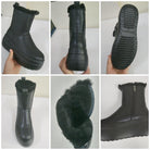 8cm Warm Microfiber Boots for Women - True-Deals-Club