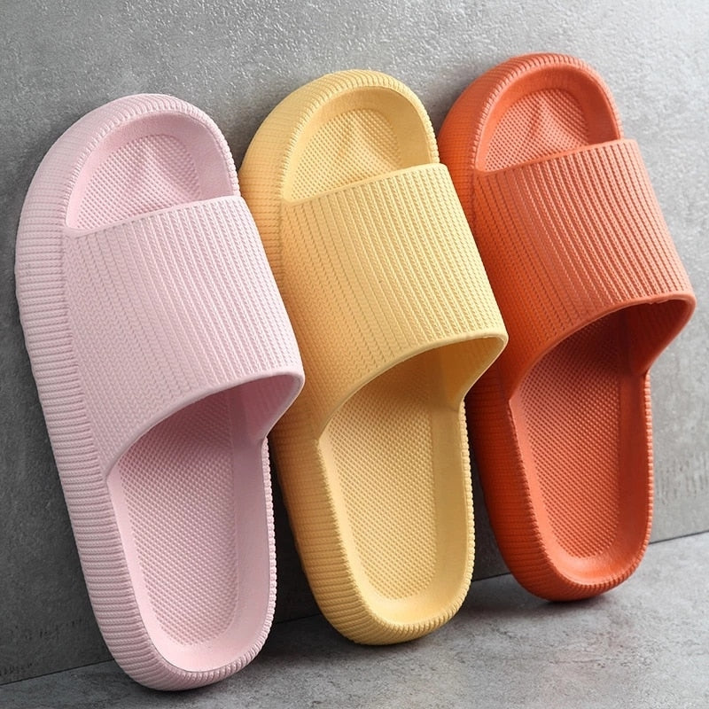 Thick Platform Non-slip Women's Home Slides - true-deals-club