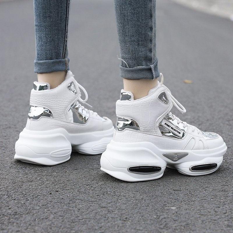 High Top Chunky Sneakers for Women - True-Deals-Club