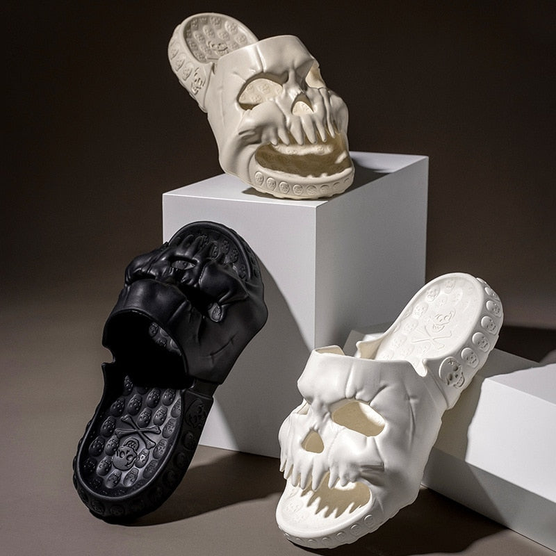 Unisex Halloween EVA Skull Sandals - true-deals-club