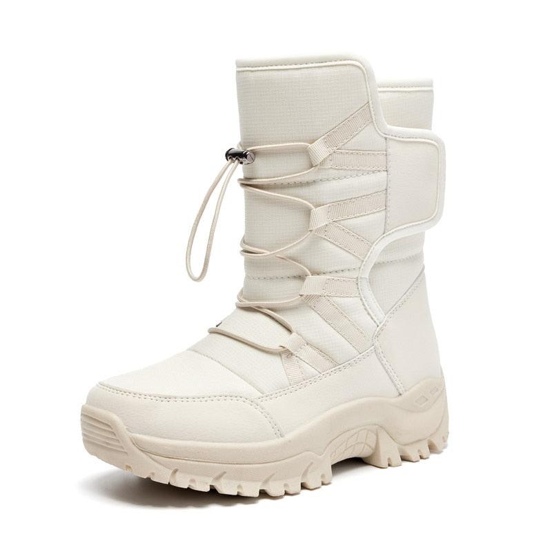 Unisex High Top Warm Plush Snow Boots - true-deals-club