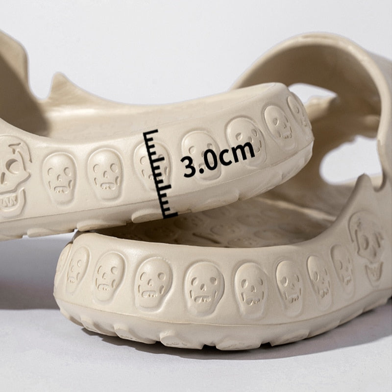 Unisex EVA Skull Sandals - True-Deals-Club