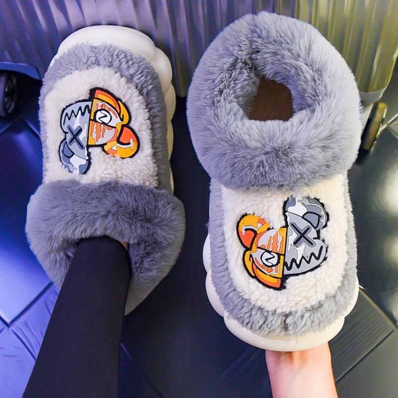 Winter Warm Indoor Slippers for Women - True-Deals-Club