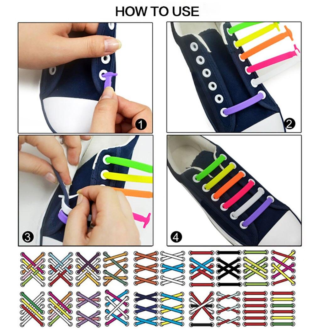 No-Tie Magic: Effortless Style Silicone Shoelaces - true-deals-club