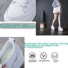 12cm Leather Vulcanized Sneakers for Women - true-deals-club