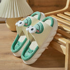 Women's Cute Platform Frog Slides - true-deals-club