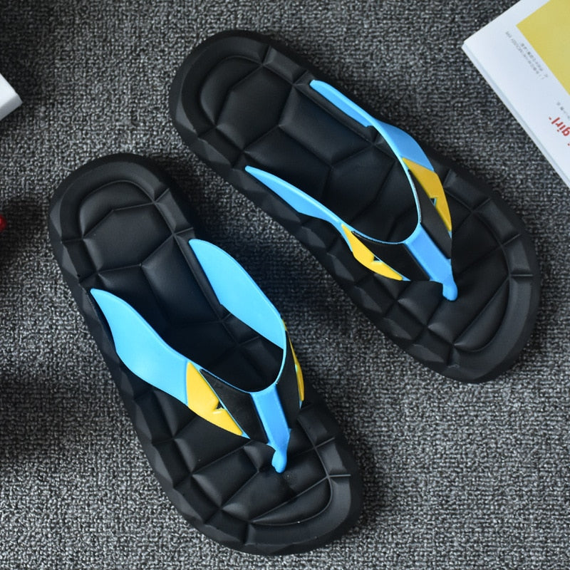 Monster Black Summer Flip Flops - true-deals-club