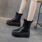 8cm Warm Microfiber Boots for Women - True-Deals-Club