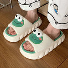 Women's Cute Platform Frog Slides - true-deals-club