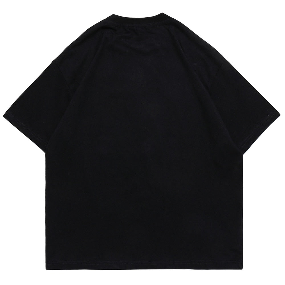 Unisex College Style Short Sleeves Cotton T-shirts - true-deals-club